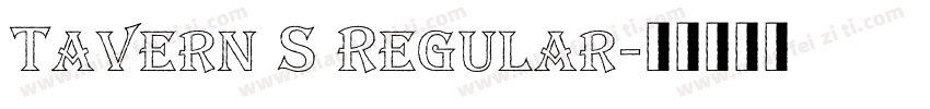 Tavern S Regular字体转换